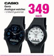 Casio Gents Analogue Watches-Each