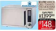 Kalvinator 30L Mirror Grill Stainless Steel Microwave
