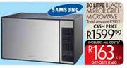 Samsung 30L Black Mirror Grill Microwave