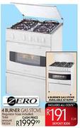 Zero 4 Burner Gas Stove