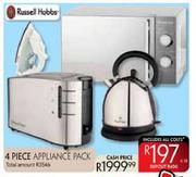 Russell Hobbs 4 Piece Applicance Pack