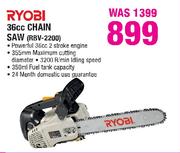 Ryobi 36cc Chain Saw(RBV-2200)