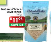 Nature's Choice Soya Mince-360gm