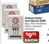 Natural Herbs And Spices Refill-600gm