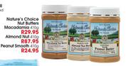 Nature's Choice Nut Butters Macadamia-410gm