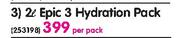 Fluid2ltr Epic 3 Hydration Pack-Per Pack
