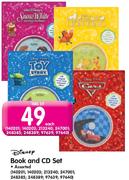 Disney Book And CD Set-Each