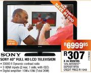 Sony 40" Full HD LCD Television