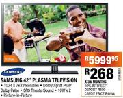 Samsung 42" Plasma Television