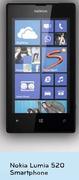 Nokia Lumia 520 Smartphone-On Straight Up 100