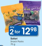 Safari Snack Packs-2x70G
