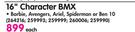 Disney 16" Character BMX-Each