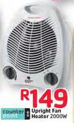 Counter Point Upright Fan Heater 2000W - Each