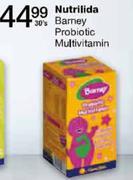 Nutrilida Barney Probiotic Multivitamin-30's