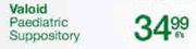 Valoid Paediatric Suppository-8's