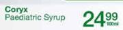 Coryx Paediatric Syrup-100ml