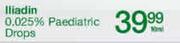 Iliadin 0.025% Paediatric Drops-10ml