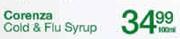 Corenza Cold & Flu Syrup-100ml