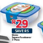 Glzmo Square Foodsaver 3-Pack