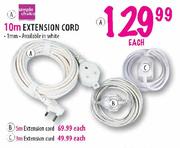 Simple Choice 3m Extension Cord-Each