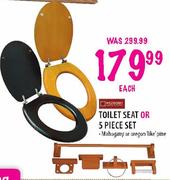 Toilet Seat or 5 Piece Set-Each