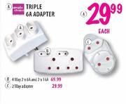  Simple Choice 4Way 2x6A and 2x16A Adapter 