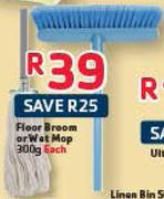 Addis Floor Broom Or Wet Mop-300g-Each