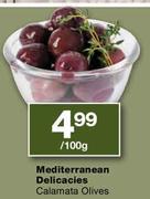 Mediterranean Delicacies Calamata Olives-100g