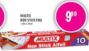 Multix Non Stick Foil-10m x 30cm