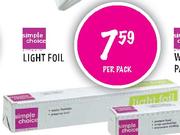 Simple Choice Light Foil-Per Pack