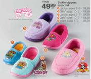 Supergirl Stokie Slippers Assorted-Infant Sizes 4-9