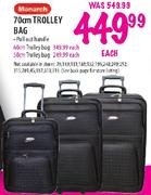 Monarch Trolley Bag-50cm Each