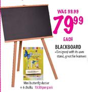 Mini Butterfly Duster + 6 Chalks-Per Pack