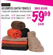 Glodina Assorted Bath Towels-Each