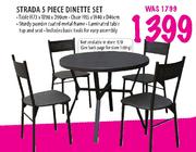 Strada 5 Piece Dinette Set