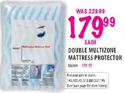 Double Multizone Mattress Protector-Each 