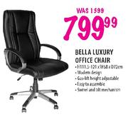 Bella Luxury Office Chair H111.5-121 x W68 x D72cm