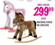 Rocking Horse Or Unicorn-Each