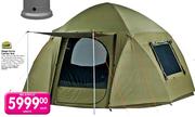 Camp Master Mega Dome Canvas Tent-485(w) x 460(d) x 240cm (h)