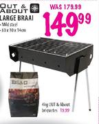 Out & About Large Braai-60x30x14cm