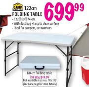 Camp Master Folding Table-184cm