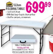 Camp Master Folding Table-122cm