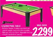 Shoot Legend Pool Table