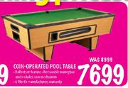 Coin-Operated Pool Table