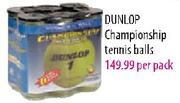 Dunlop Championship Tennis Balls Per Pack