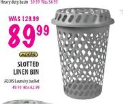Addis Slotted Linen Basket