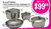 Russell Hobbs 7 Piece Stainless Steel Cookware Set