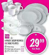 Simple ChoiceSoup Bowls Or Side Plates-4 Pack