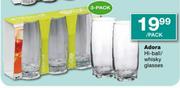 Adora Hi-Ball/Whisky Glasses 3 Pack-Per Pack 