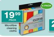 Microfibre Cleaning Cloth 4 Pack - Per Pack